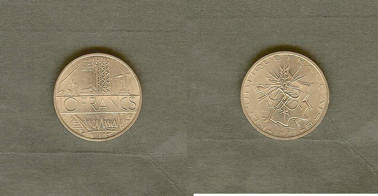 10 francs Mathieu 1978 FDC